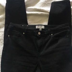 Ellen Tracy skinny stretchy black pants